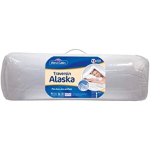 Bleu Câlin Traversin Confort 'Alaska' Blancs 160 cm PCPI